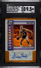 Jerry West 2020 Contenders Optic Legendary Cont. Orange 21/25 Auto SGC 9.5/10