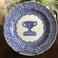 THE SPODE BLUE ROOM COLLECTION WARWICK VASE 10.25" DINNER PLATE ENGLAND