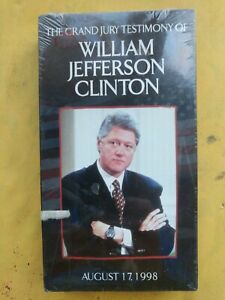 Bill Clinton Versiegelt Vhs Zeugnis Monica Lewinsky Haben Eine Zigarre Ebay