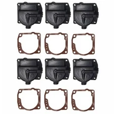 For Johnson Evinrude Carburetor Float Bowl Chamber 0433000 766418 w/Gasket 6Pcs
