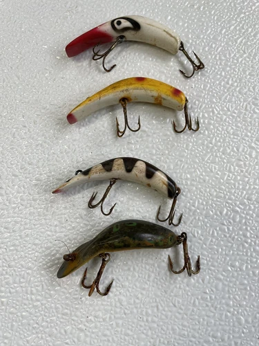 F5 Lazy Ike Lot Heddon Tadpolly Fishing Lure Lures Vintage ￼