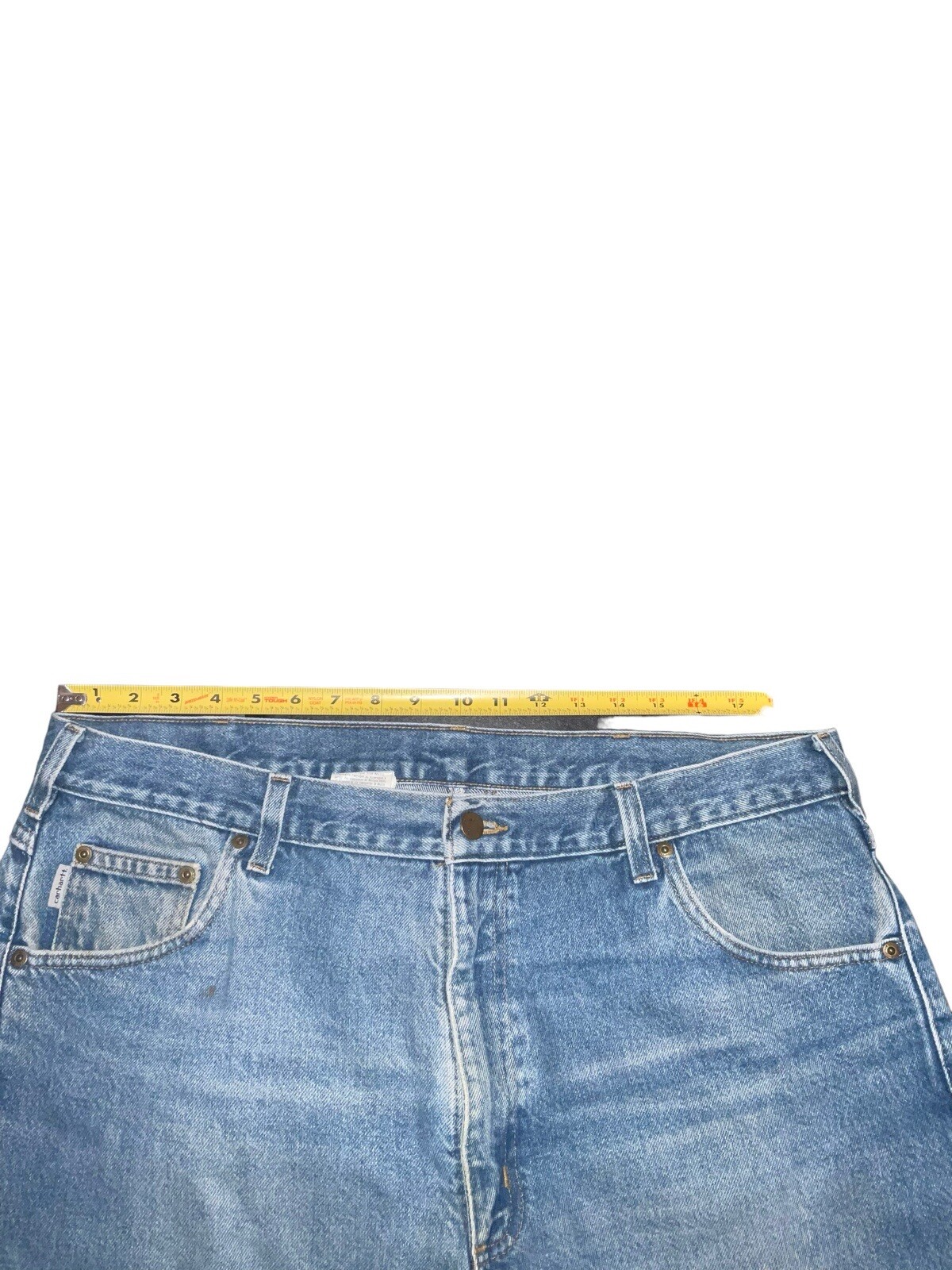 Carhartt Traditional Fit Blue Denim Jeans Men's 40x30  B18-DST Work Pants thumbnail 10