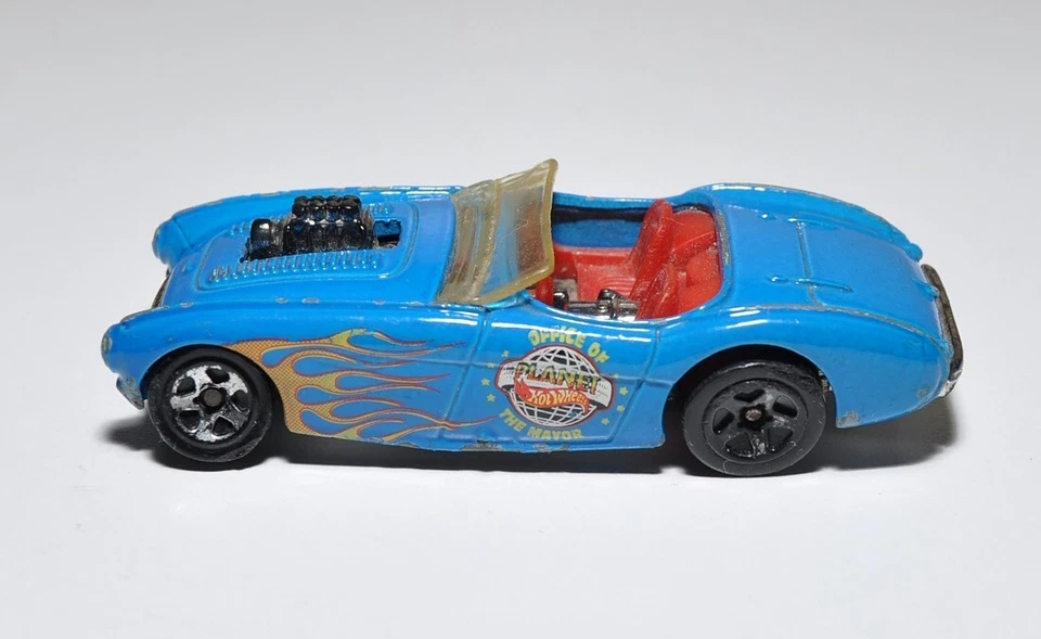 Hot Wheels 197 Austin Healey Planet Mayor 50078 City Service 5-Pack blu 2001 - Immagine 2 di 4