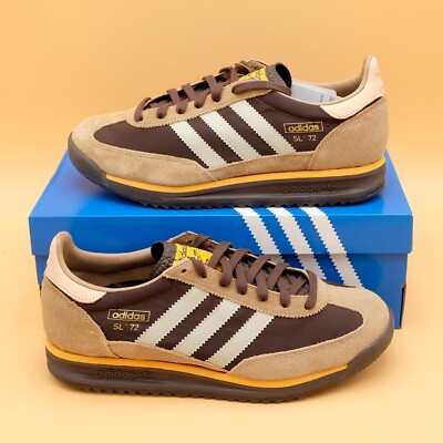 Adidas Originals SL 72 RS IG4645 Men's Athletic Sneakers    Brown/Yellow NEW