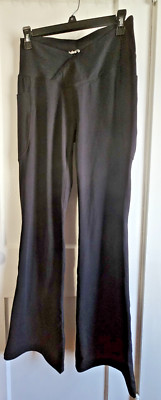 BALEAF woman side  pocket crossover high waist bootcut flare Yoga pants Sz M