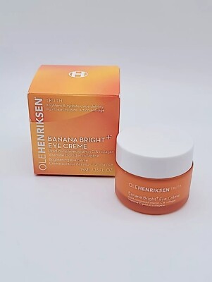 Ole Henriksen Truth Banana Bright+ Eye Creme - 0.5oz New In Box