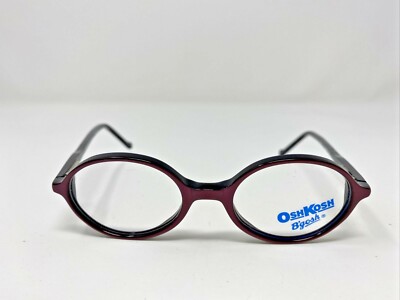 OshKosh B gosh Eyeglasses Frame OK552 002 42-16-125 Black/Maroon ER21