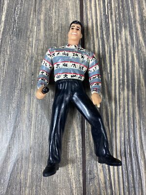 1990 Big Steps Man With Microphone Hard Figurine Toy 5 