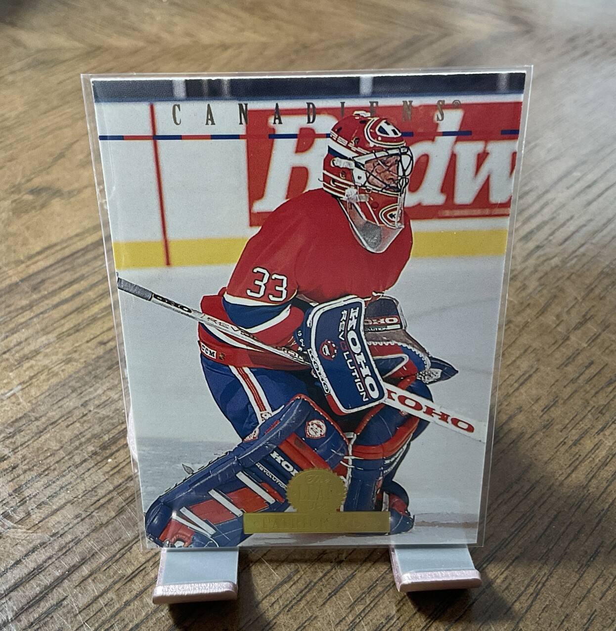 1994-95 Leaf Canadiens Hockey Card #41 Patrick Roy