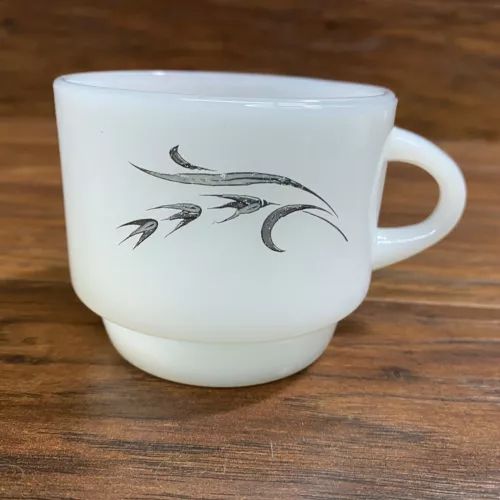 Fire King Harvest Silver Wheat Coffee Tea Cup Milk Glass Replacement