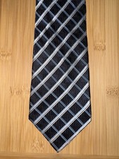 Valerio Garati Blue Striped Silk Tie- 60L 3.75W