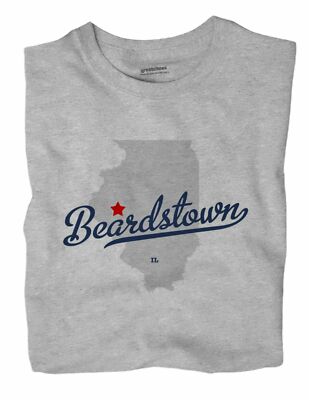 Beardstown Illinois IL Ill T-Shirt MAP