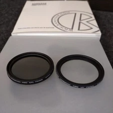 Kamerar 37mm MRC slim UV + CPL polarizing lens filter for DSLR mirrorless camera