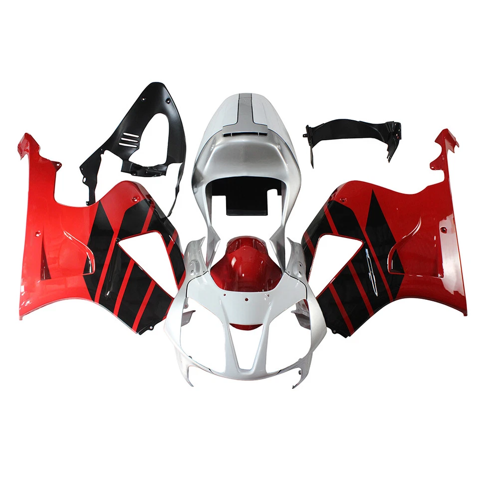 Carenados de plástico ABS para Honda RVT1000R RC51 2000-2006 plateado rojo negro carrocería Foto 2 de 4