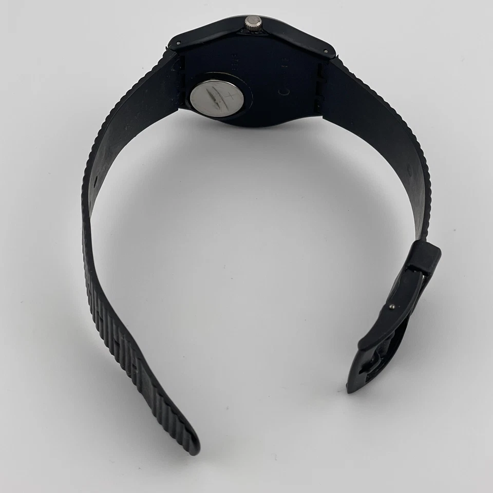 Кварцевые часы Swatch унисекс 34 мм корпус день дата кварцевые аналоговые три стрелки - Изображение 3 из 4