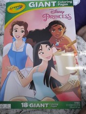 Crayola Giant Coloring Pages Book 12.75"X19.5" Disney Princess 040989
