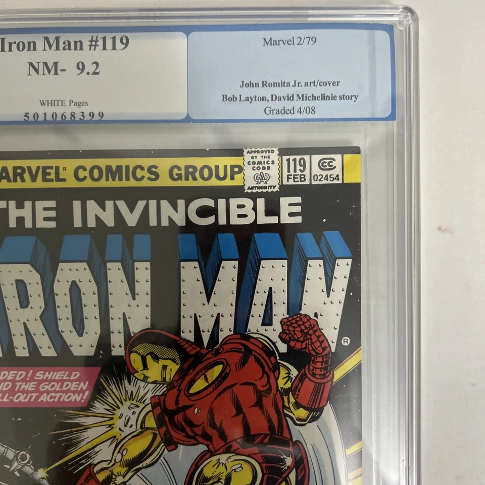 Iron Man # 119 marvel Comic Graded PGX 9.2 Nick Fury app, 2/1979 - Image 3 of 4