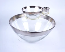 Vintage Arcoroc France MCM Chip And Dip Bowl Set 4 Pieces