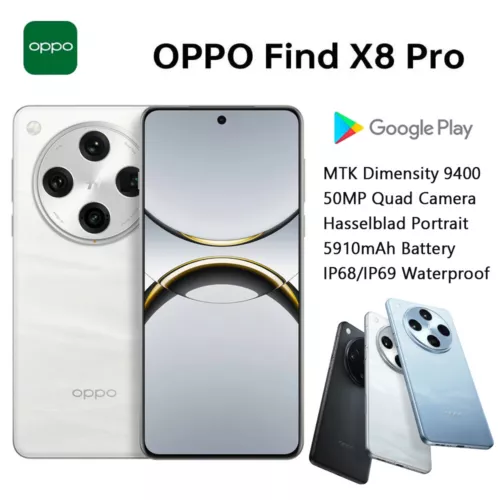 NEW OPPO Find X8 Pro 5G 16GB+1TB Unlocked Dimensity 9400 IP68 5910mAh 120HZ - Picture 2 of 32