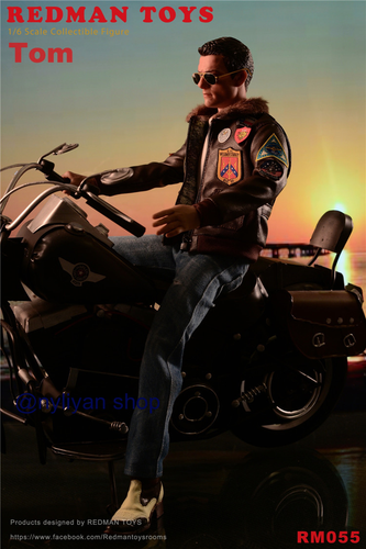 1/6 REDMAN TOYS RM055 Male Top Gun Air Force Major Tom Cruise 12"Action Figure - Picture 4 of 6