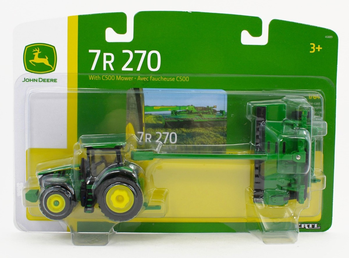 2024 NEW 1:64 ERTL John Deere 7R 270 Tractor w/C500 Mower *NIP* | eBay
