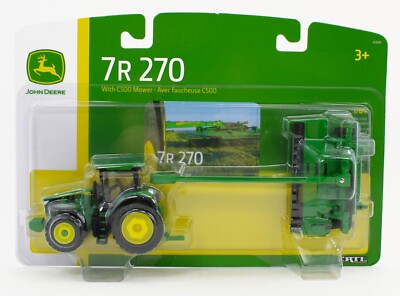 2024 NEW 1:64 ERTL John Deere 7R 270 Tractor w/C500 Mower *NIP* | eBay