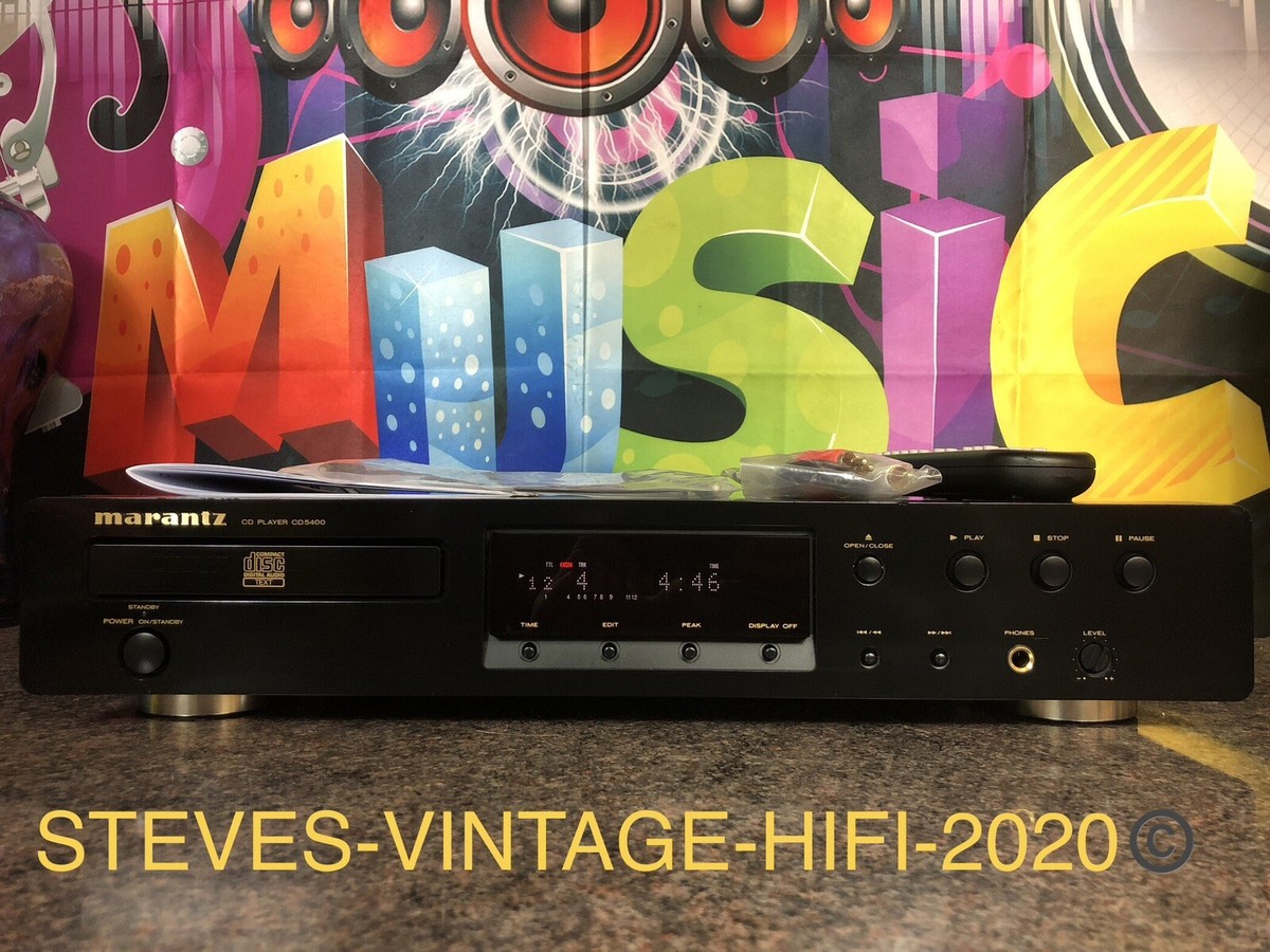 MARANTZ CD5400 CD PLAYER (AUDIOPHILE) + NEW REMOTE, OPTICAL