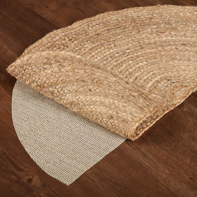 Door Mat Half Circle Jute Handmade Runner Rug Floor Door Mat for Stairs Doors - Image 1 of 2
