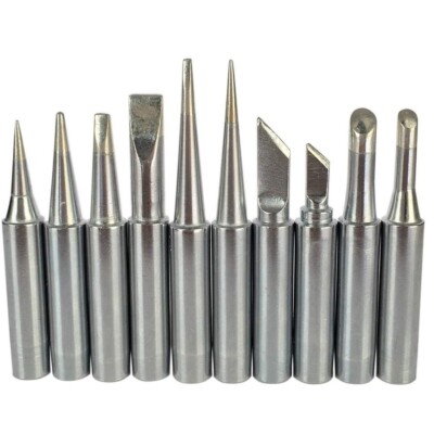 10Pcs 900M Soldering Iron Tips For 936/937/907 for ATTEN, Quick, for AOYUE,