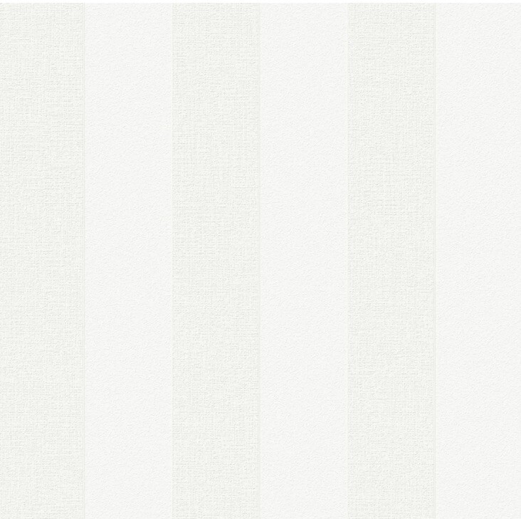 Superfresco Paintable Stripe White Textured Wallpaper 6 Rolls Bargain
