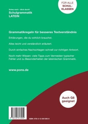 Thumbnail - Pons Schau Nach - Blick Durch Schulgrammatik Latein | 2007 | Deutsch