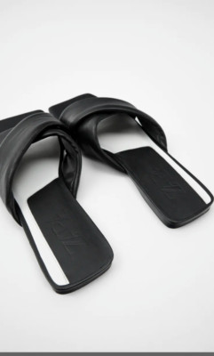 flat padded sandals