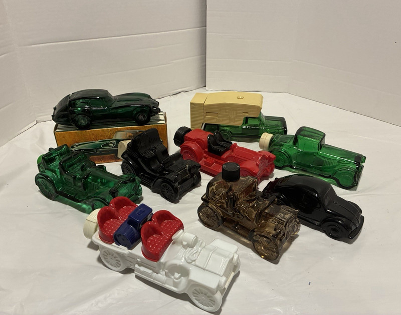 9pc Vintage Avon Classic Car Lot. See description for styles. 