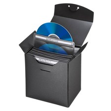 Storage case Blu-ray disc compatible non-woven 25 discs black FCD-FBDBX25BK