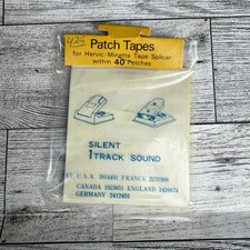 Patch Tapes for Hervic/Minette Tape Splicer Silent / 1 Track Sound 40/qty