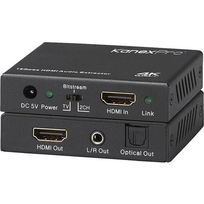 KanexPro HAECOAX3 18Gbps 4K HDMI Audio Extractor with Dolby Atmos
