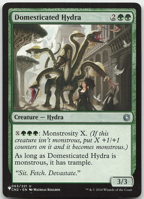 #ad Domesticated Hydra 63 Uncommon The List Reprints NM MTG $1.69