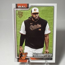 2026 Topps Series 1 Felix Bautista Golden Mirror Baltimore Orioles Variation SSP