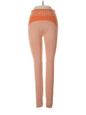 Asics Women Orange Yoga Pants XS