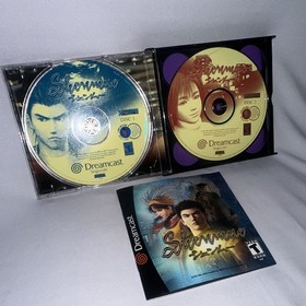 Sega Dreamcast - Shenmue Complete 4 Discs Case Manual NTSC-U/C T