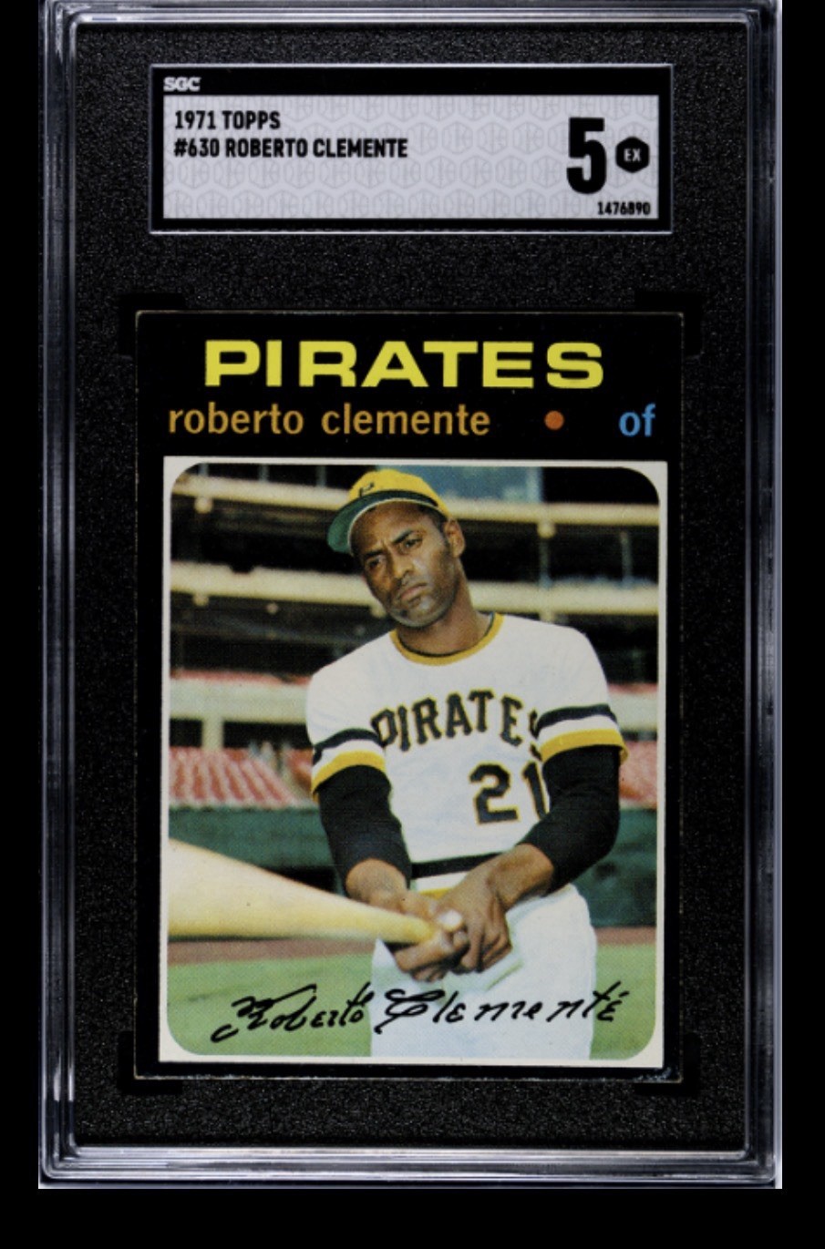 1971 Topps #630 ROBERTO CLEMENTE PSA 5 (Freshly Graded) ~ High-grade Clarity!