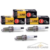 3X NGK ZÜNdkerze V-LINE FÜR Seat Ibiza Skoda Fabia Roomster VW FOX Polo 9N 1.2