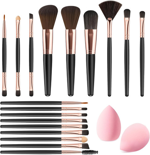 Set Pennelli Trucco Professionale 18 Pezzi, Pennelli Make up Premium per Fondoti prezzo ebay