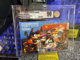 2004 Nintendo Game Boy Advance Super Donkey Kong 2 Japan VGA 90 NM+/MT Sealed