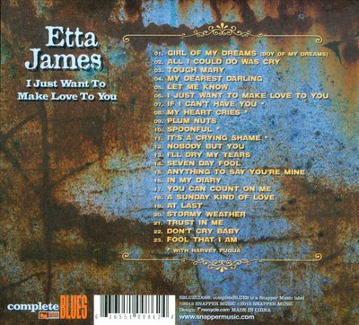 ETTA JAMES I JUST WANT TO MAKE LOVE TO YOU NEW CD