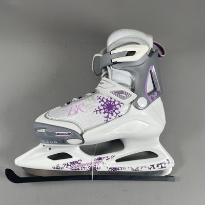 Bladerunner by Rollerblade Micro g Ice Girls US 2-5 Adjustable Ice Skates White
