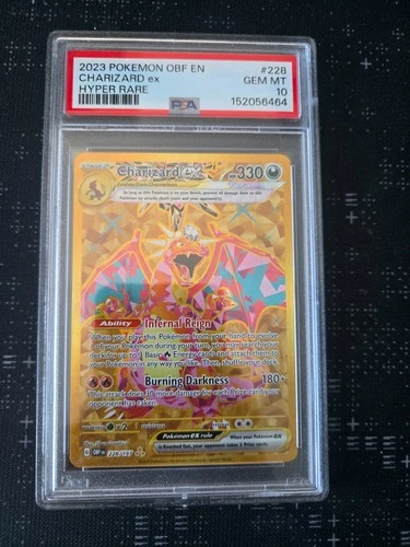 Charizard ex 228/197 SV03: Obsidian Flames Holo - PSA 10!!