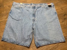 Levi s Mens Blue Medium Wash 469 Denim Jeans Loose Fit Shorts Size 54 NWT