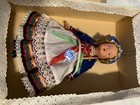 NIB VINTAGE GURA Bavarian 13" Celluloid DOLL ULM Folk Costume MADE IN GERMANY — photo 4