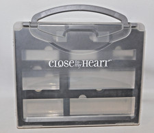 Close To My Heart ACRYLIC BLOCKS Clear Rubber Stamp Mounts Full Set of 12 w/Case